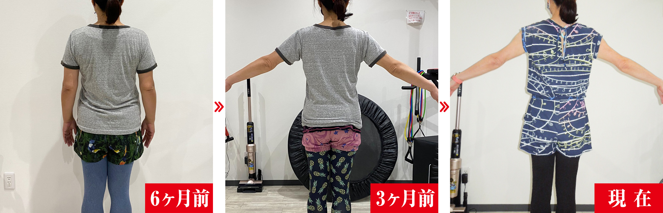 体型の移り変わり